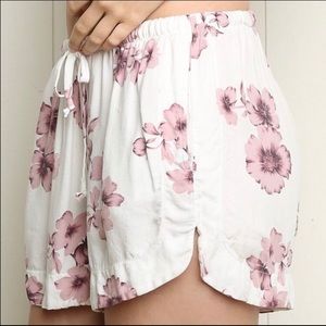 Pink Flower Brandy Melville Shorts